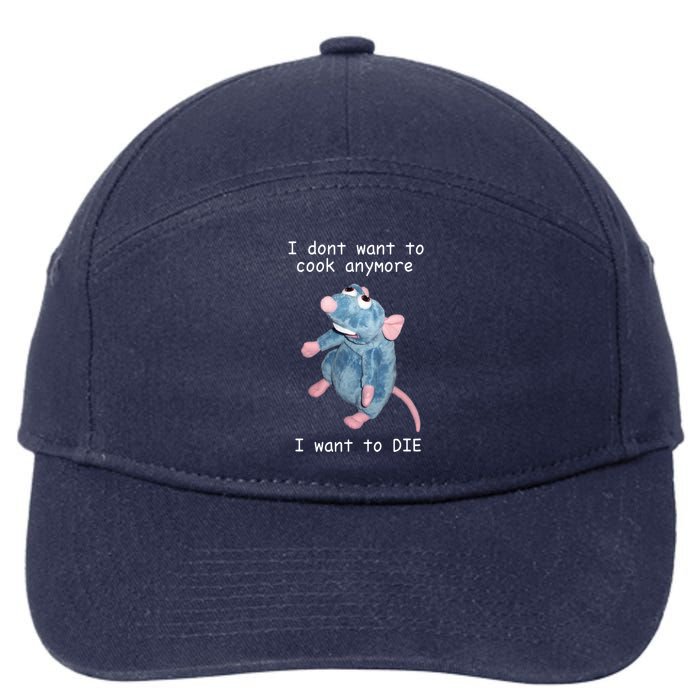 Remy DoesnT Want To Cook Anymore 7-Panel Snapback Hat