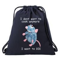 Remy DoesnT Want To Cook Anymore Drawstring Bag