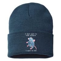 Remy DoesnT Want To Cook Anymore Sustainable Knit Beanie
