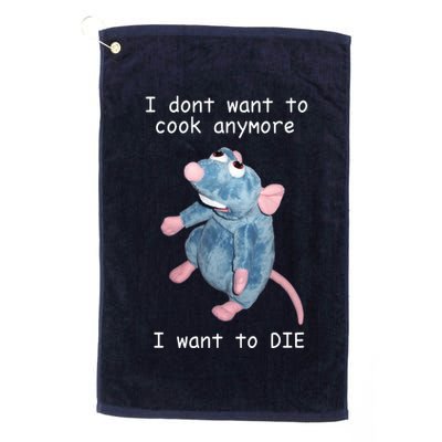 Remy DoesnT Want To Cook Anymore Golf Towel