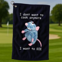 Remy DoesnT Want To Cook Anymore Golf Towel