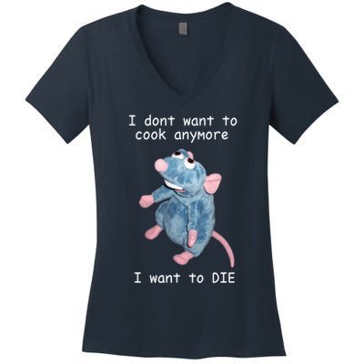 Remy DoesnT Want To Cook Anymore Women's V-Neck T-Shirt