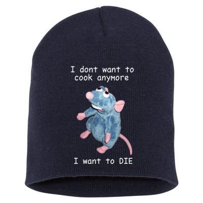 Remy DoesnT Want To Cook Anymore Short Acrylic Beanie