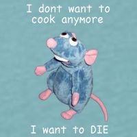 Remy DoesnT Want To Cook Anymore Sueded Cloud Jersey T-Shirt