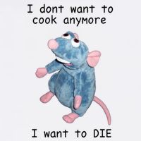 Remy DoesnT Want To Cook Anymore Garment-Dyed Sweatshirt