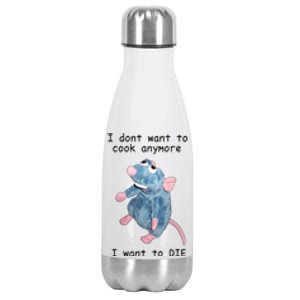 Remy DoesnT Want To Cook Anymore Stainless Steel Insulated Water Bottle