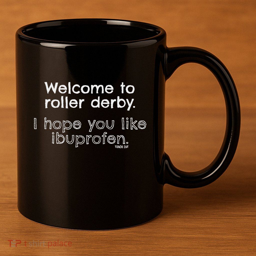 Roller Derby Welcome 11oz C Handle Ceramic Mug