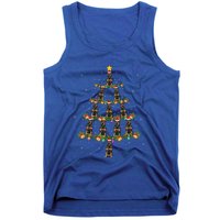 Rottweiler Dog Xmas Lights Santa Rottweiler Christmas Tree Cool Gift Tank Top