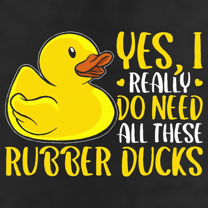 Rubber Duck Yes I Really Do Need All These Rubber Ducks 7 Panel Mesh Trucker Snapback Hat
