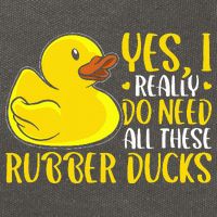 Rubber Duck Yes I Really Do Need All These Rubber Ducks Cotton Canvas Backpack