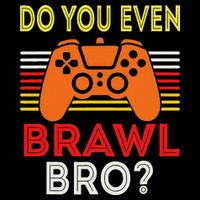 Retro Do You Even Brawl Bro Funny All Star Brawl Star Drawstring Bag