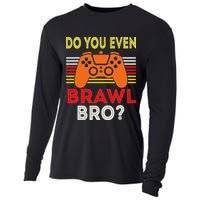 Retro Do You Even Brawl Bro Funny All Star Brawl Star Cooling Performance Long Sleeve Crew
