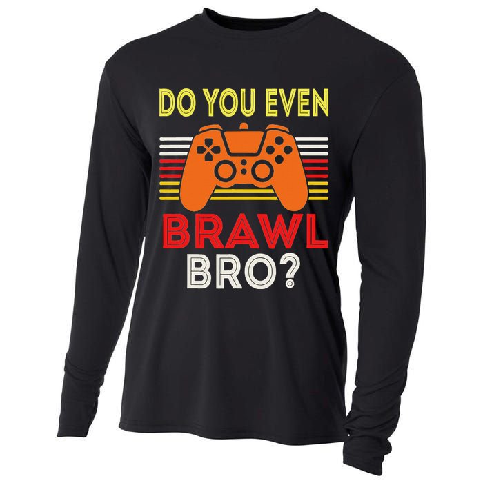 Retro Do You Even Brawl Bro Funny All Star Brawl Star Cooling Performance Long Sleeve Crew