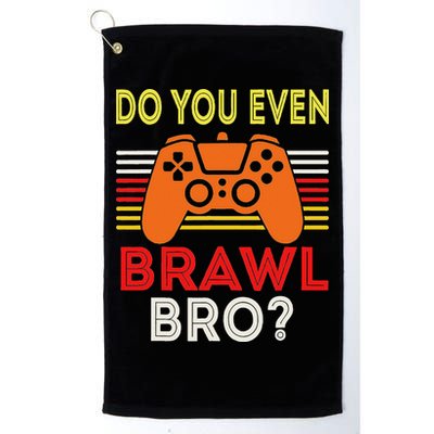 Retro Do You Even Brawl Bro Funny All Star Brawl Star Golf Towel
