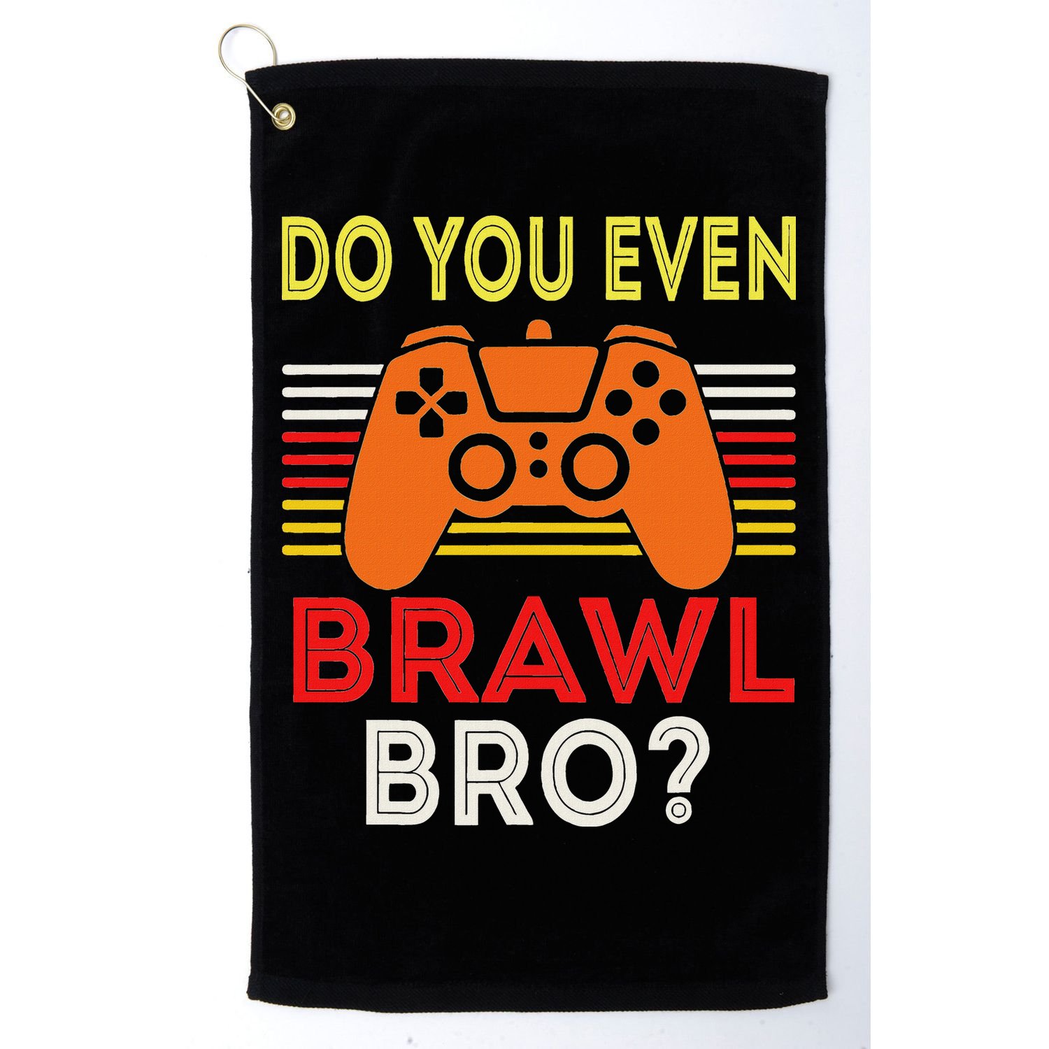 Retro Do You Even Brawl Bro Funny All Star Brawl Star Golf Towel