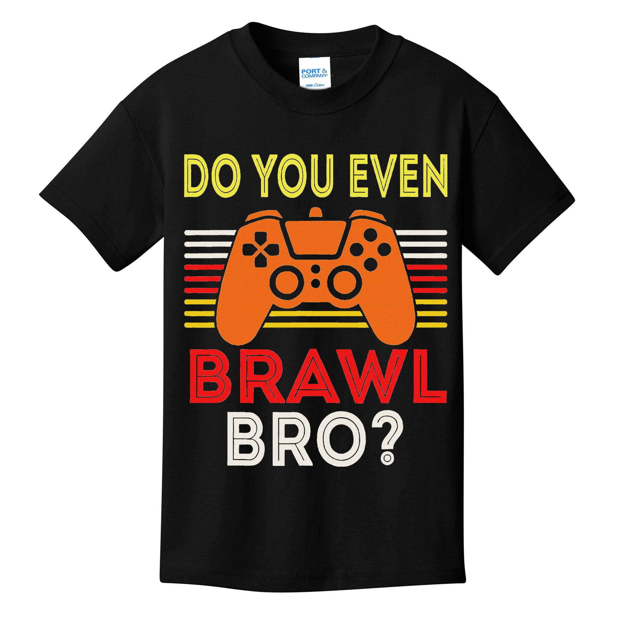 Retro Do You Even Brawl Bro Funny All Star Brawl Star Kids T-Shirt