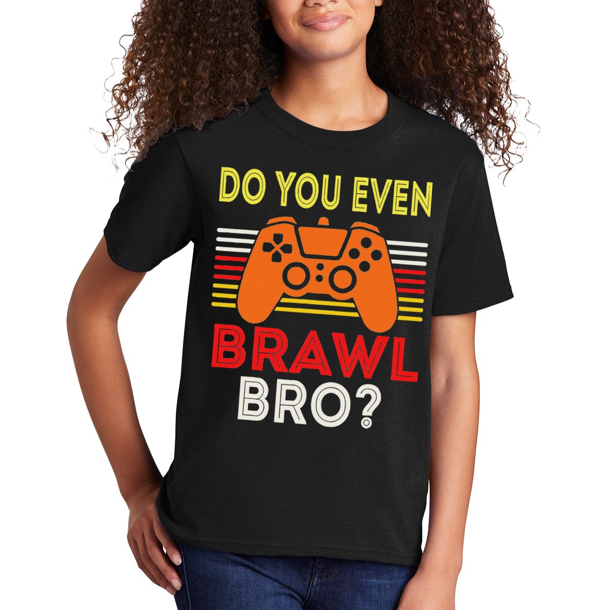 Retro Do You Even Brawl Bro Funny All Star Brawl Star Kids T-Shirt