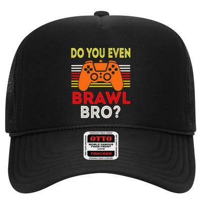 Retro Do You Even Brawl Bro Funny All Star Brawl Star Trucker Hat
