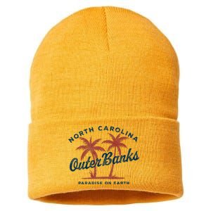 Retro Est 1587 Obx North Carolina Nc Sustainable Knit Beanie