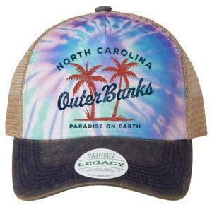 Retro Est 1587 Obx North Carolina Nc Legacy Tie Dye Trucker Hat