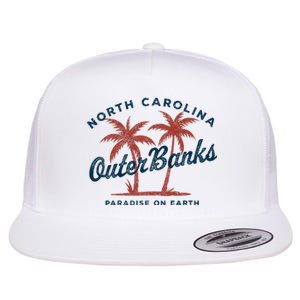 Retro Est 1587 Obx North Carolina Nc Flat Bill Trucker Hat