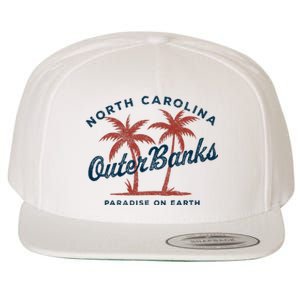 Retro Est 1587 Obx North Carolina Nc Wool Snapback Cap