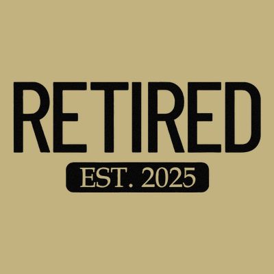 Retired Est. 2025 Work Retirement Gift Funny Retirement 2025 T-Shirt