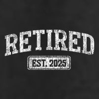 Retired Est. 2025 Funny Retirement Grandpa Grandma Golf Towel