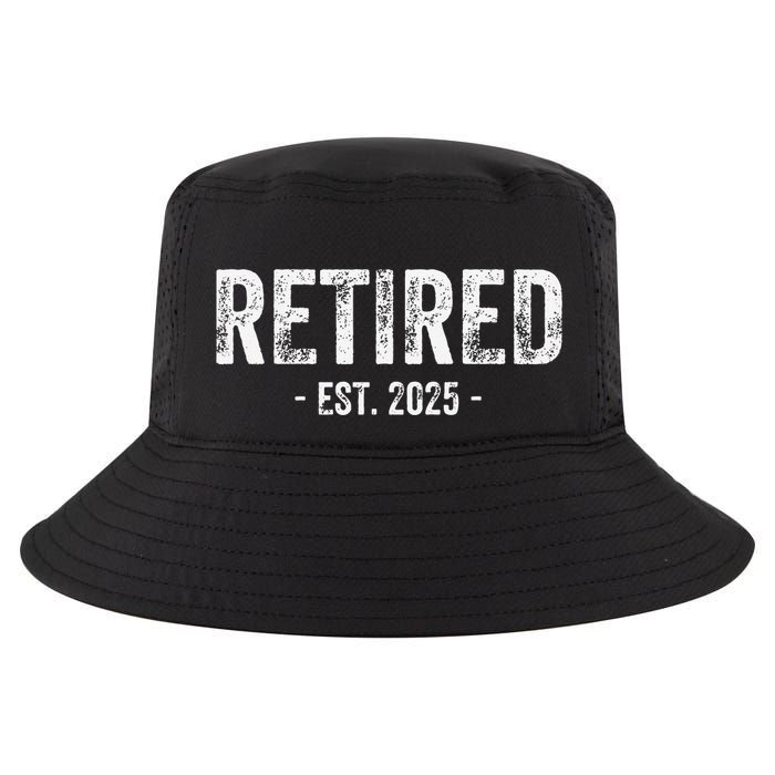 Retired Est. 2025 Retirement Gift Cool Comfort Performance Bucket Hat