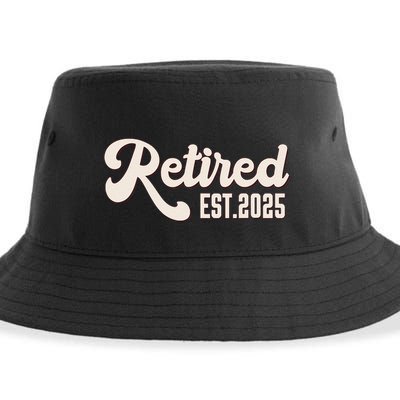 Retired Est 2025 Retiree Retirement Party Retiring Sustainable Bucket Hat