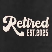 Retired Est 2025 Retiree Retirement Party Retiring 25L Jumbo Tote