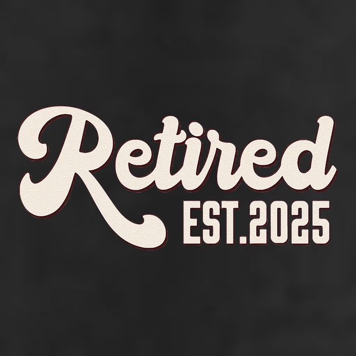 Retired Est 2025 Retiree Retirement Party Retiring 25L Jumbo Tote