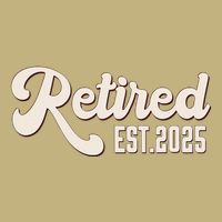 Retired Est 2025 Retiree Retirement Party Retiring Sustainable Beanie