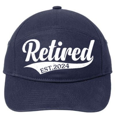 Retired Est. 2024 Retirement 7-Panel Snapback Hat