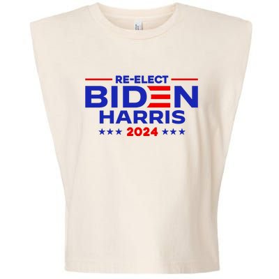 Re Elect 2024 Biden Harris Garment-Dyed Women's Muscle Tee