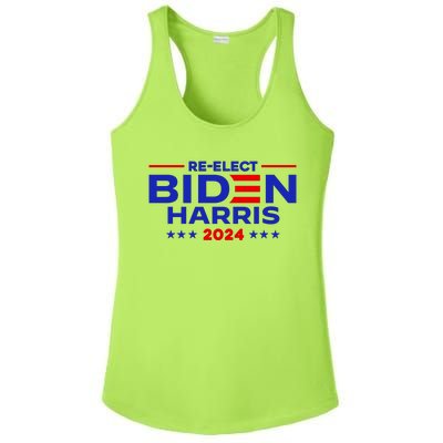 Re Elect 2024 Biden Harris Ladies PosiCharge Competitor Racerback Tank