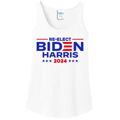 Re Elect 2024 Biden Harris Ladies Essential Tank