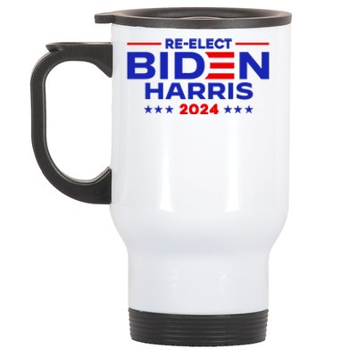 Re Elect 2024 Biden Harris Stainless Steel Travel Mug