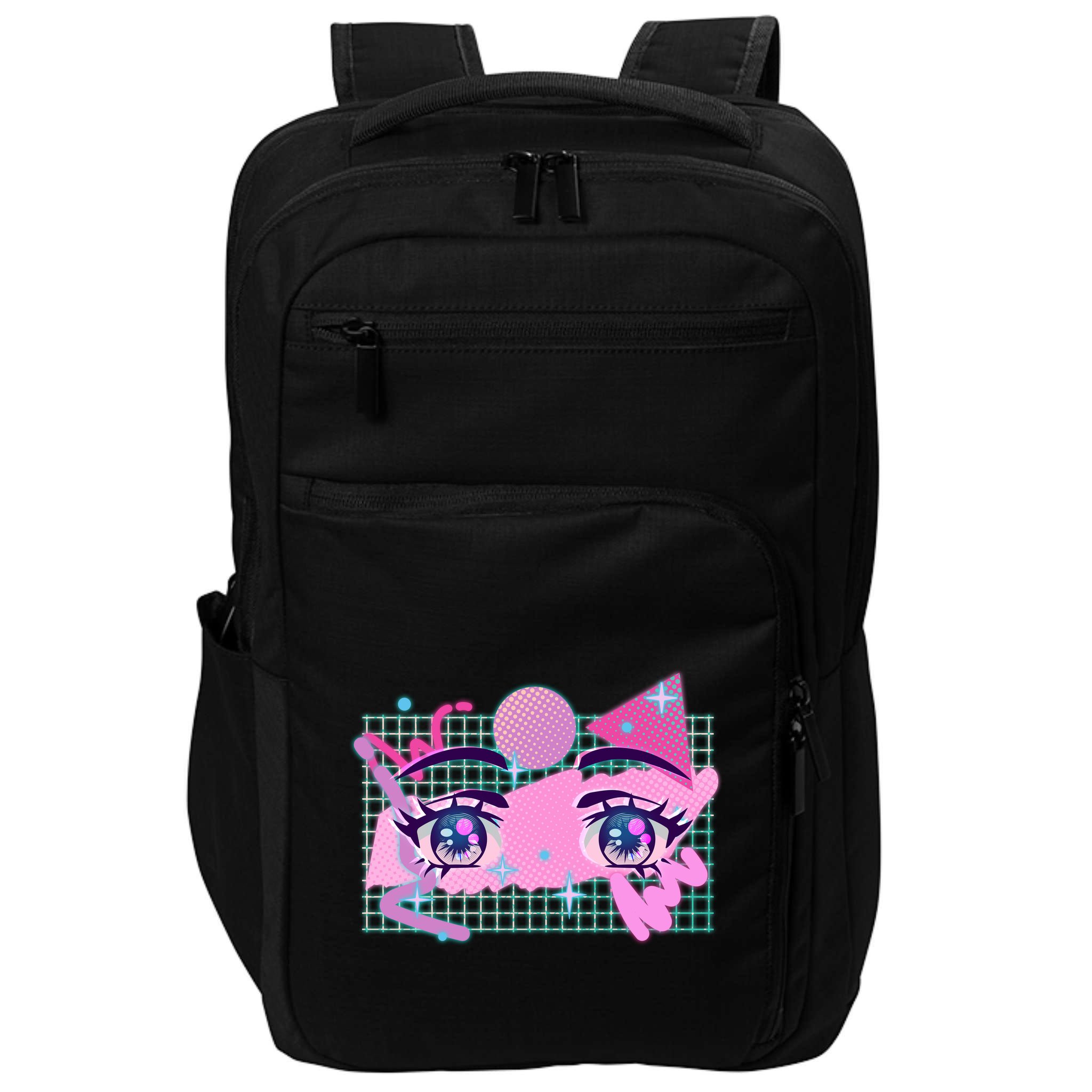 Retro Eighties 80's Pop Art Kawaii Anime Eyes Impact Tech Backpack