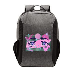 Retro Eighties 80's Pop Art Kawaii Anime Eyes Vector Backpack