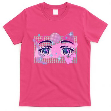 Retro Eighties 80's Pop Art Kawaii Anime Eyes T-Shirt