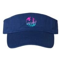Retro Eighties 80s And 90s Beach Style Design With Palm Trees Great Gift Visor