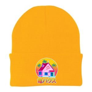 Retro Eighties 80's Anime Kame House Knit Cap Winter Beanie