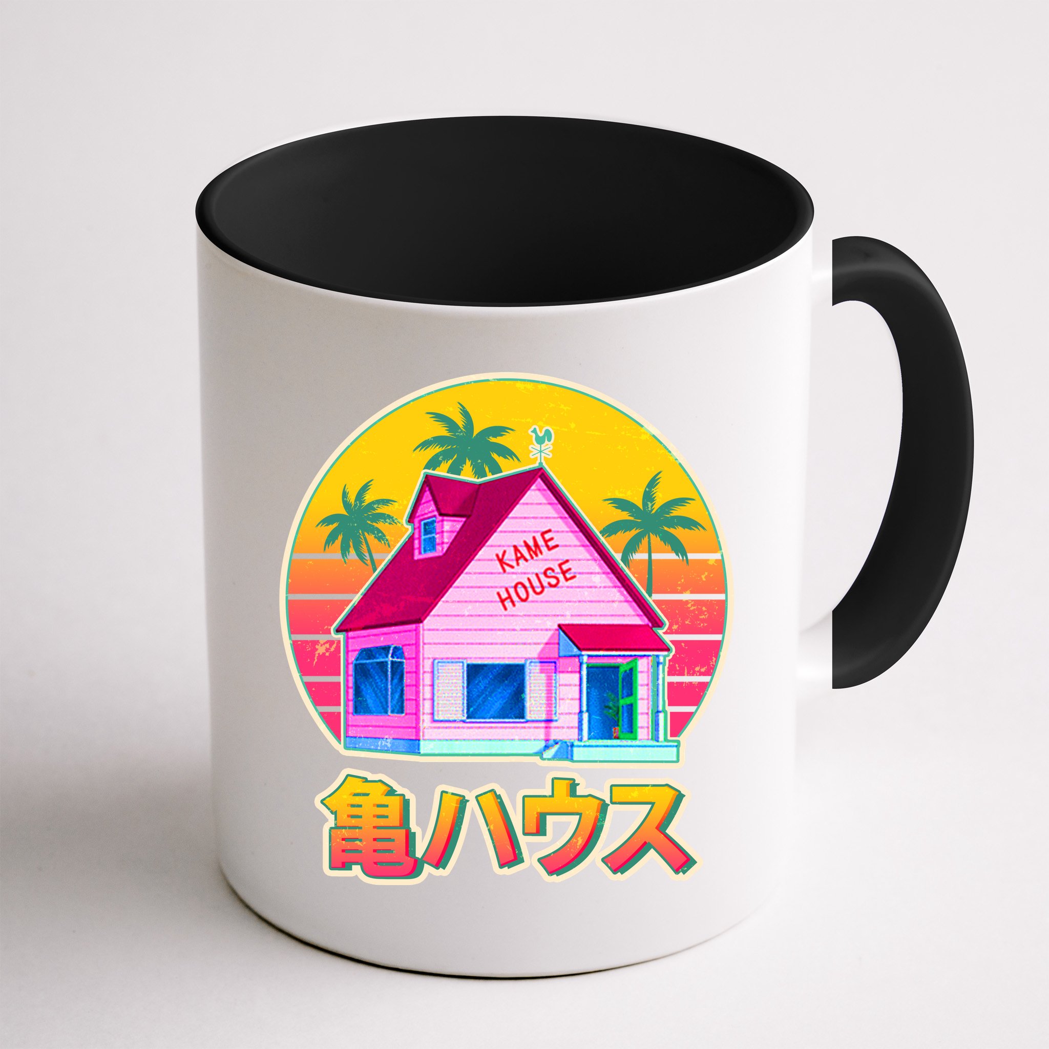 Retro Eighties 80's Anime Kame House Mug