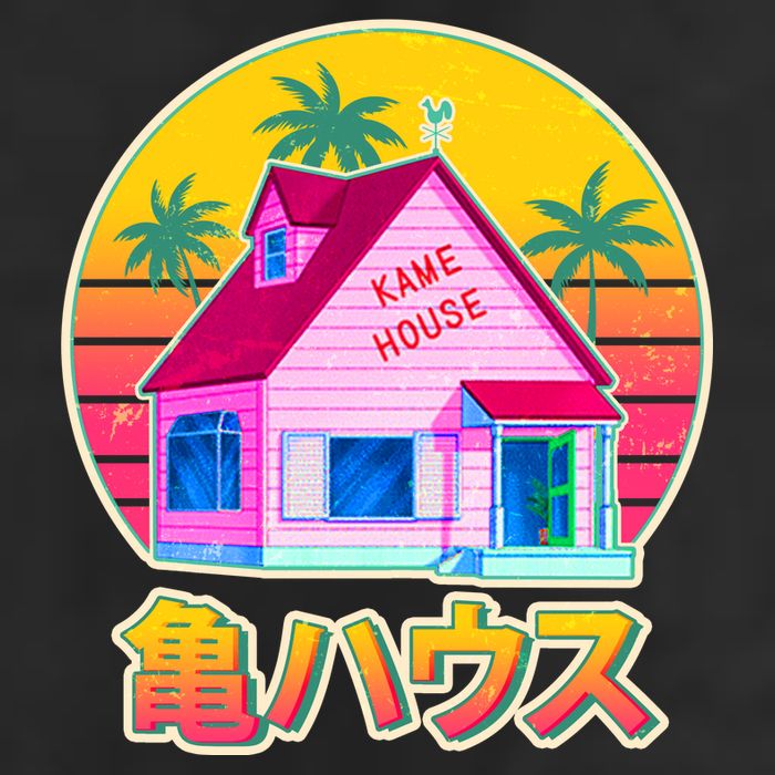 Retro Eighties 80's Anime Kame House 11oz C Handle Ceramic Mug