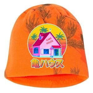 Retro Eighties 80's Anime Kame House Kati - Camo Knit Beanie