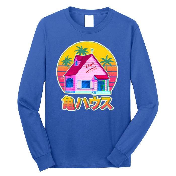 Retro Eighties 80's Anime Kame House Long Sleeve Shirt