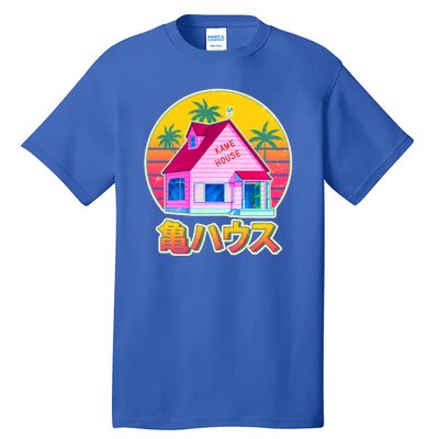 Retro Eighties 80's Anime Kame House Tall T-Shirt