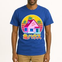 Retro Eighties 80's Anime Kame House Tall T-Shirt