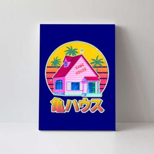 Retro Eighties 80's Anime Kame House Canvas